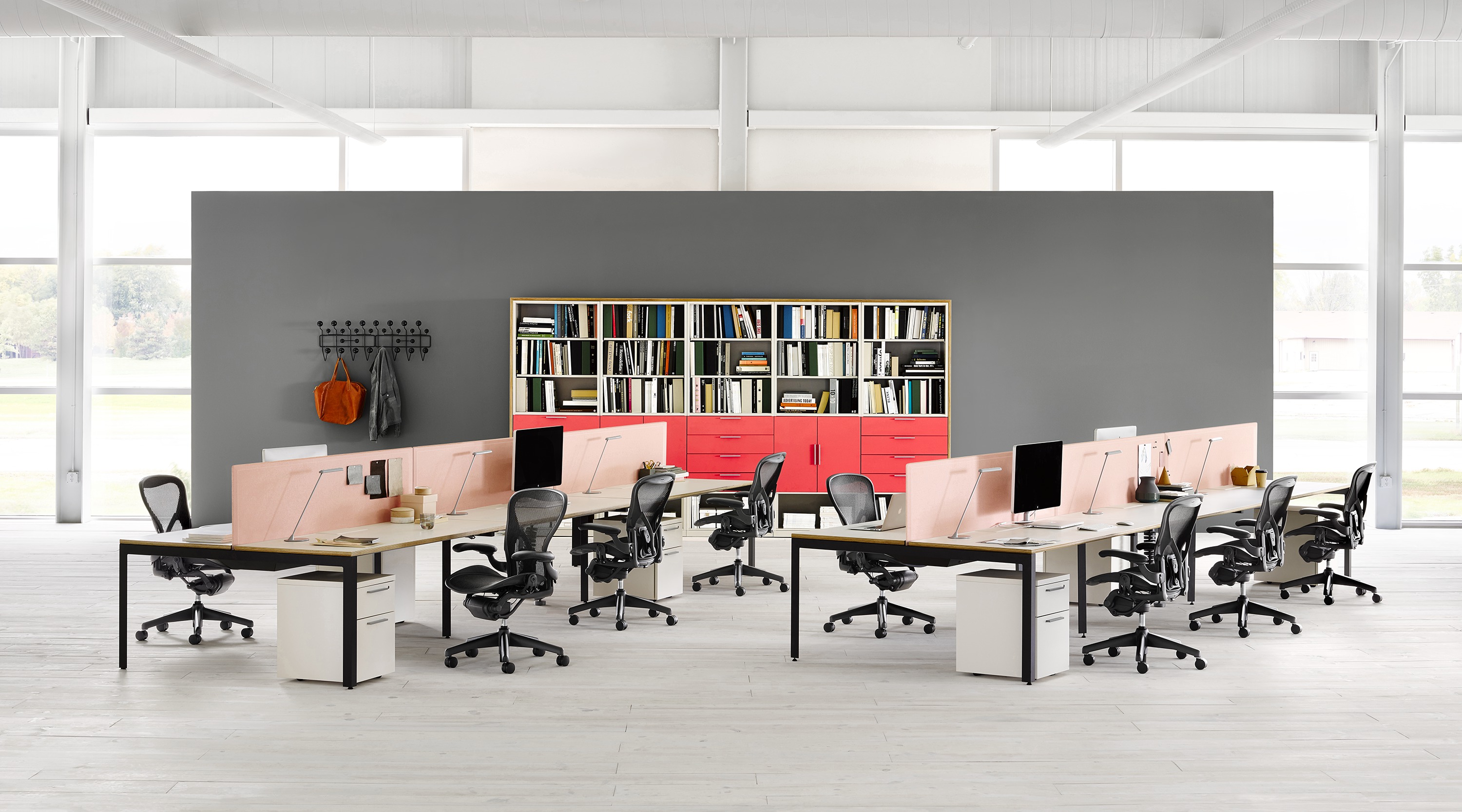 办公屏风|屏风工作站|办公家具|球友会（中国）家具|Layout Studio 开放式办公区